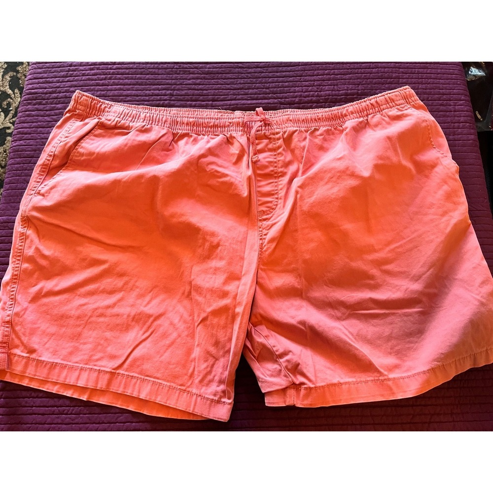 Crown & Ivy Men's‎ Coral Elastic Waist Drawstring Shorts Size 4X